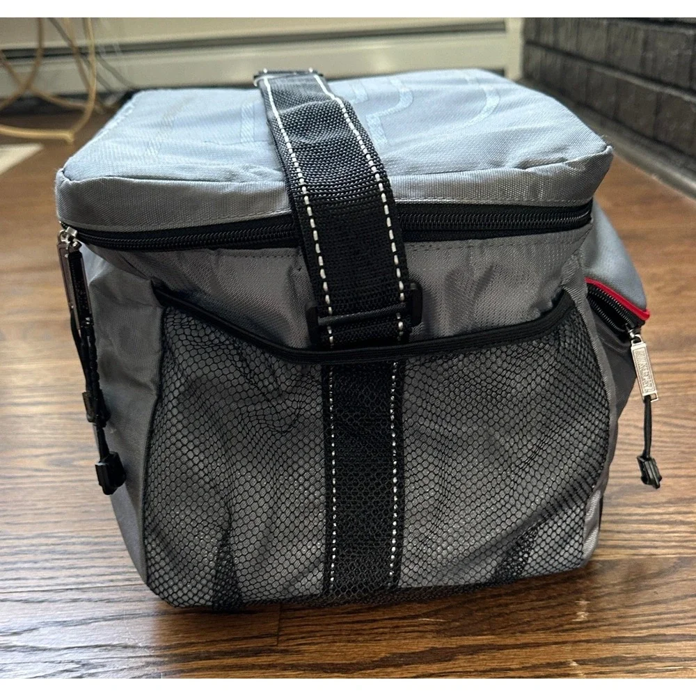 NASCAR Dale Earnhardt Cooler Bag OS Gray Mens Racing Intimidator Tailgate Gear